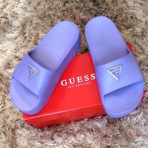 Guess Lavender Slide Sandals
